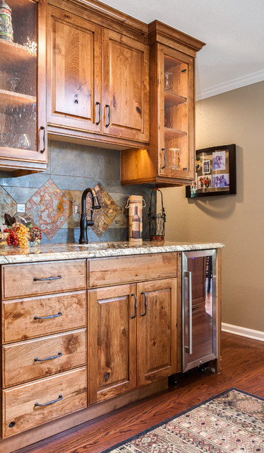 Arvada Colorado Kitchen Remodel Featuring a butlers pantry - Rustic