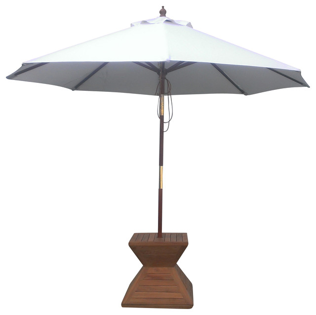 9 Round Umbrella Wooden Pole Contemporary Outdoor Umbrellas 9 Round Umbrella Wooden Pole Contemporary Outdoor Umbrellas By Teak Deals