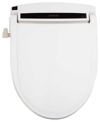 Coco Bidet 9500 Electronic Toilet Seat Tankless Heated Water Coco Bidet Electronic Toilet Seat With Tankless Heated Water White Contemporary Bidets
