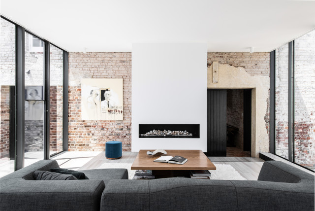 Symmons Plains contemporary-vardagsrum