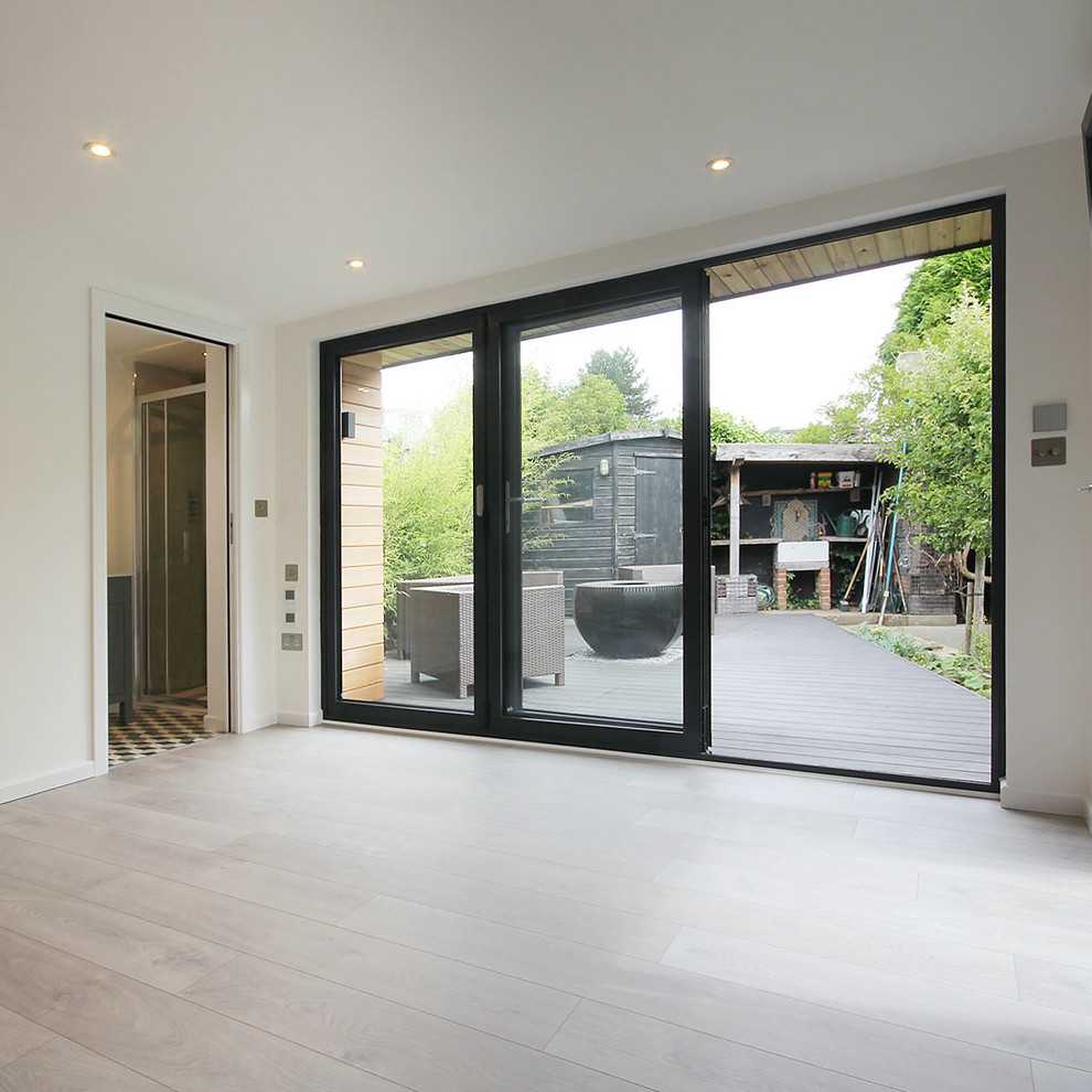 This is an example of a large modern detached studio in Sussex.