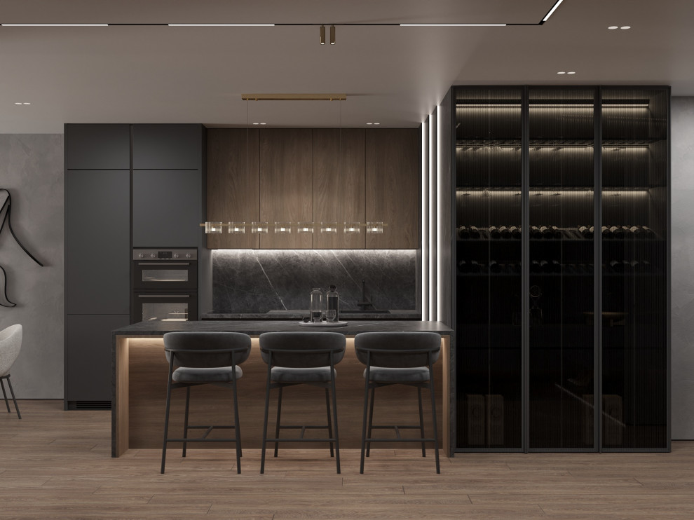 Стильная 3-х комнатная квартира в ЖК Прованс. Проект