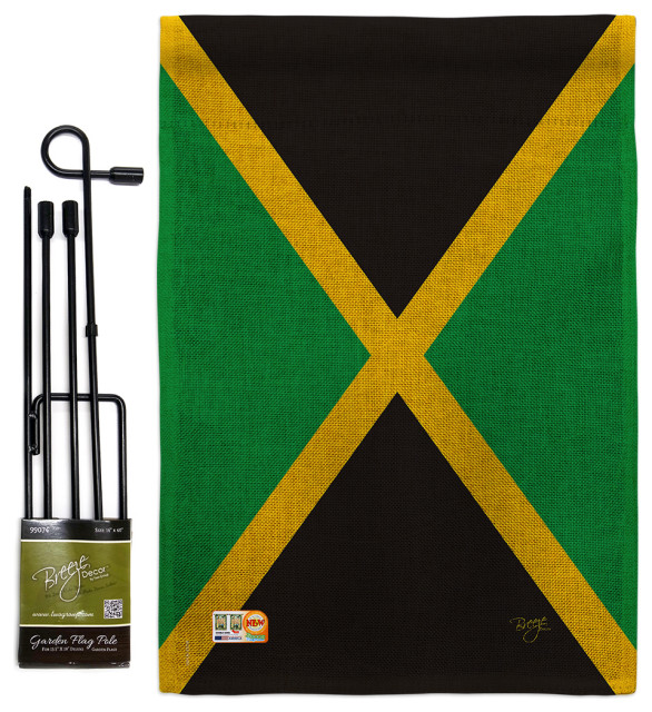 Jamaica Flags of the World Nationality Garden Flag Set Modern Flags