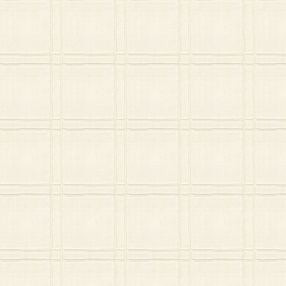 Cream Square Pintuck Cotton Fabric