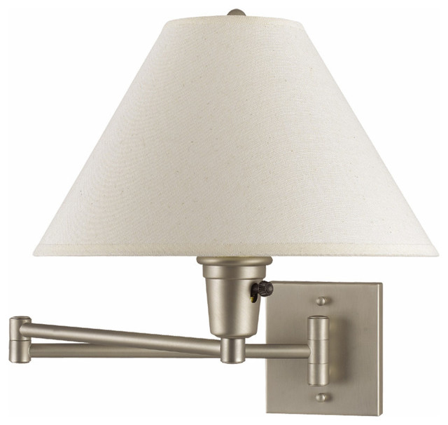 Cal Lighting Bo 635 60 Watt 10 Metal Double Swingarm Wall Lamp With Cal Lighting Bo 635 60 Watt 10 Metal Double Swingarm Wall Lamp With On Off Swit Transitional Swing Arm Lamps By Buildcom