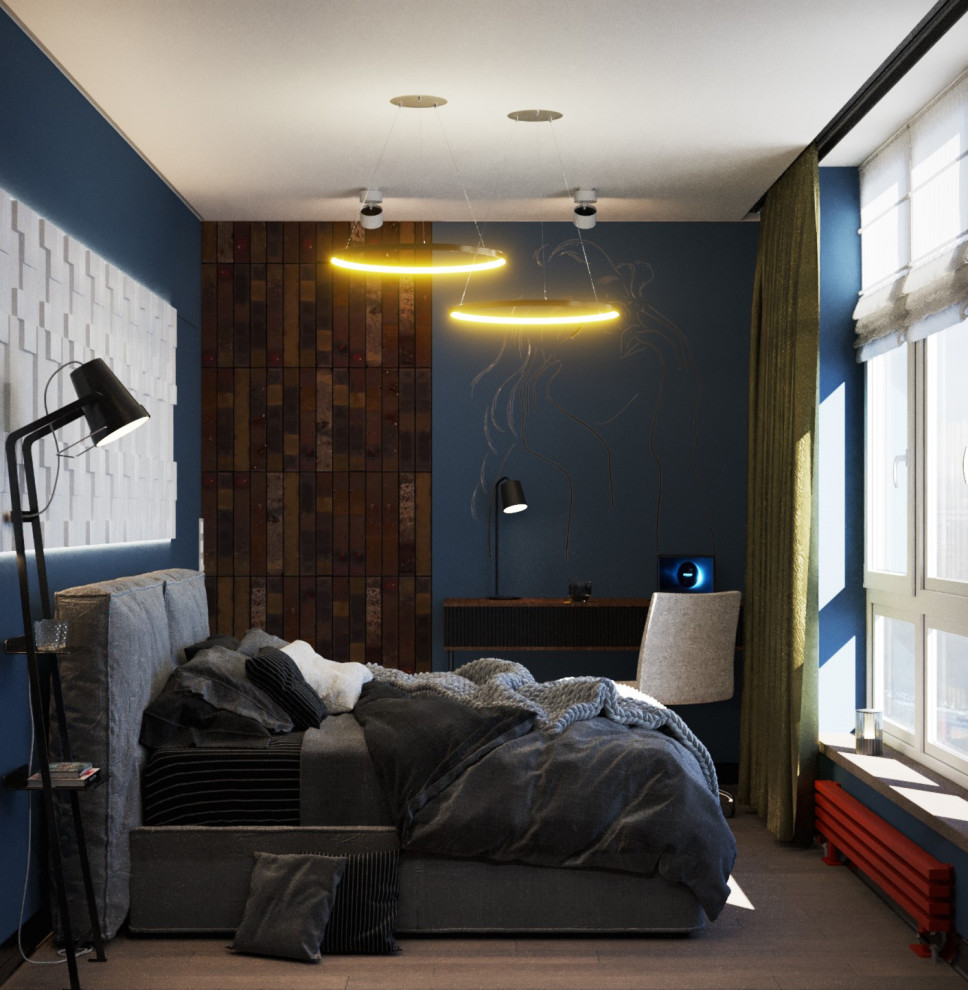 Необычная квартира с цветными радиаторами