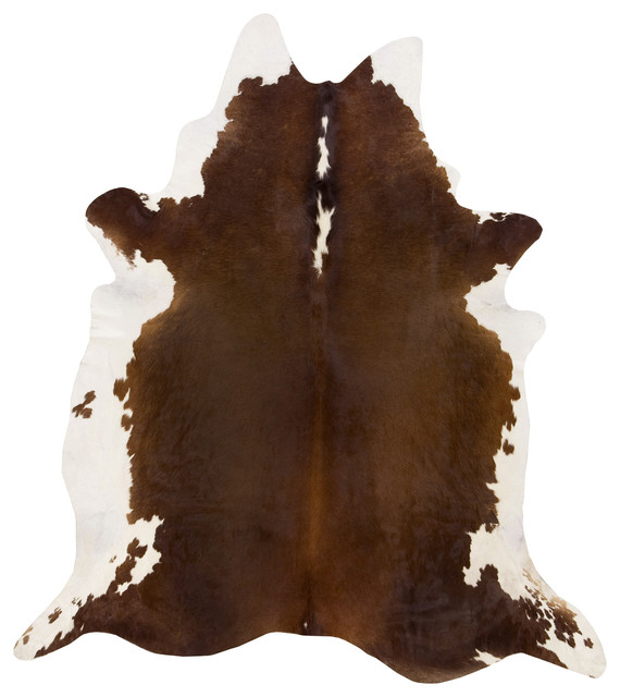 Hereford Red Cowhide Rug, L Contemporary Novelty Rugs by Cowhide