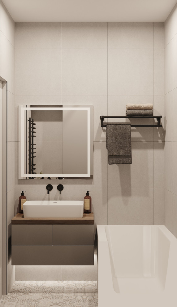 Дизайн-проект однокомнатной квартиры в современном стиле