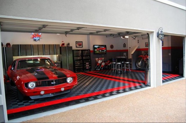 RaceDeck garage flooring ideas - cool garages with cool cars too ...