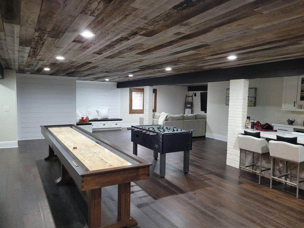 Complete Basement Finish - Modern - Basement - Denver - by Hoque