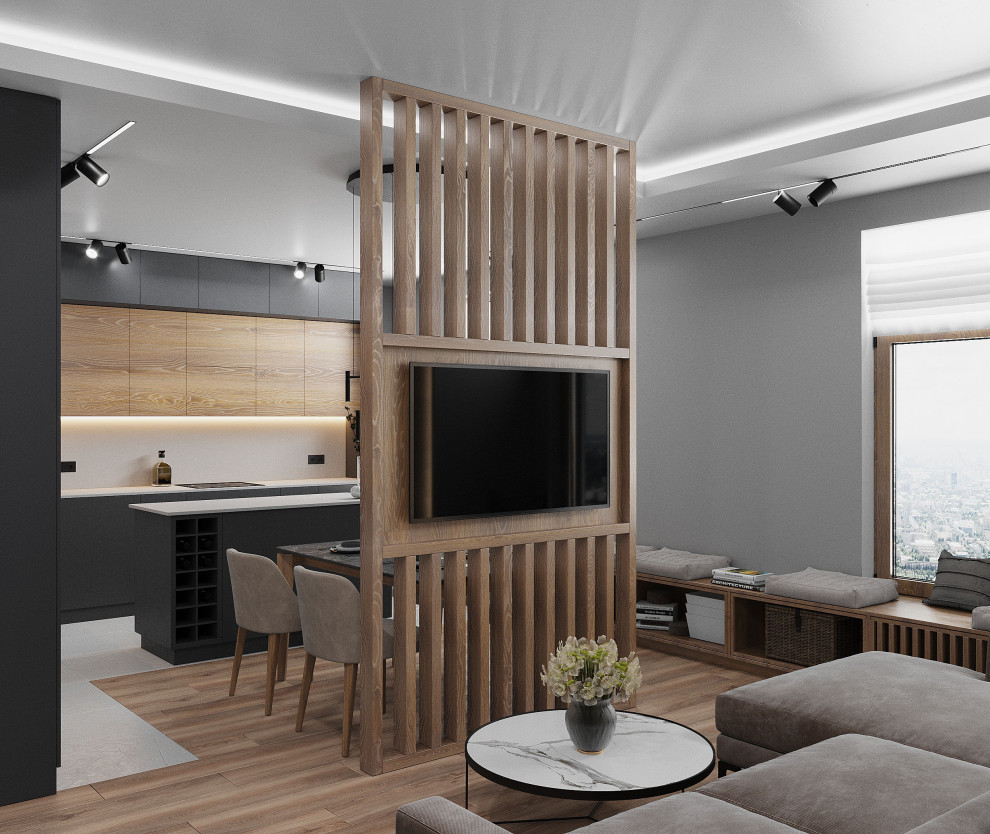 Проект Квартиры в современном стиле ЖК Петровская Коса