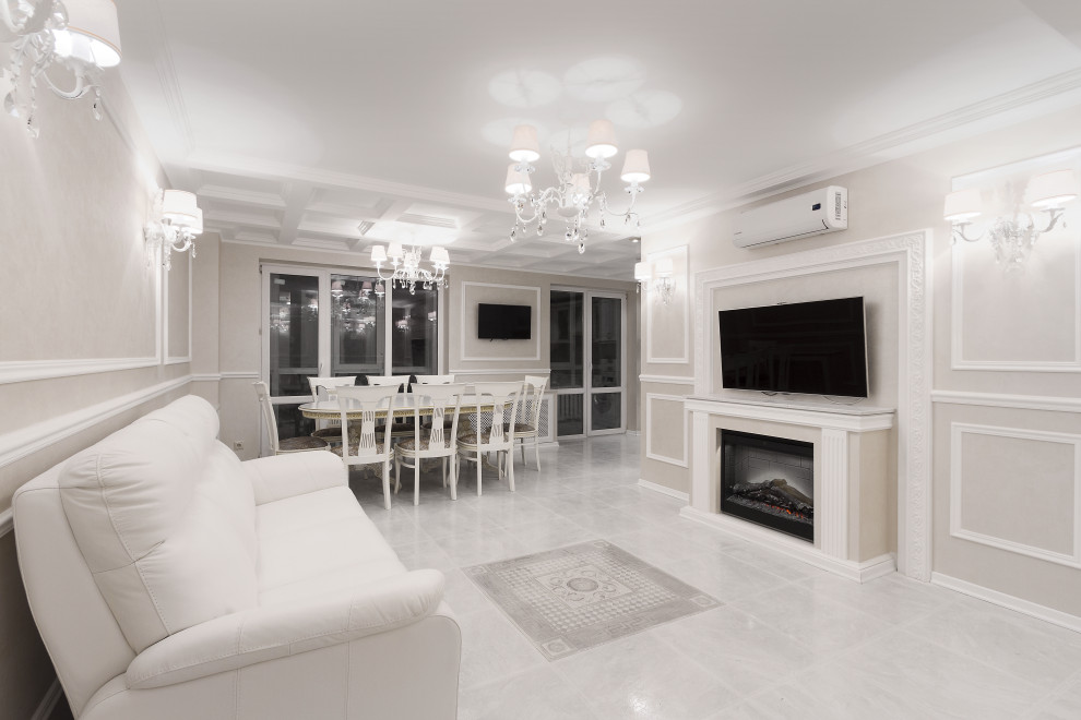 Белоснежная квартира в Уфе - проект архитектора Кати Камбаровой