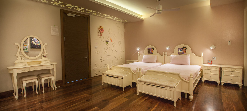 Design ideas for an american kid's room in Delhi.