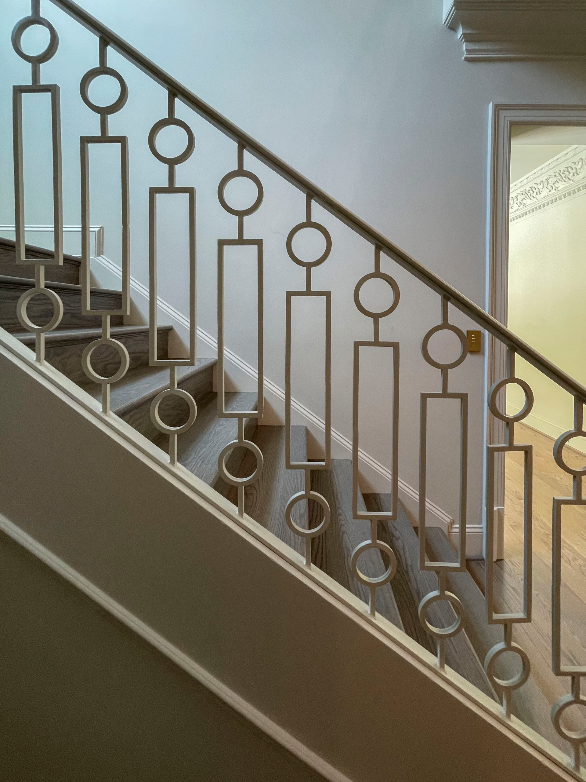 104_Curved Staircases in 18th Century French Inspired Mansion, Mclean VA 22101