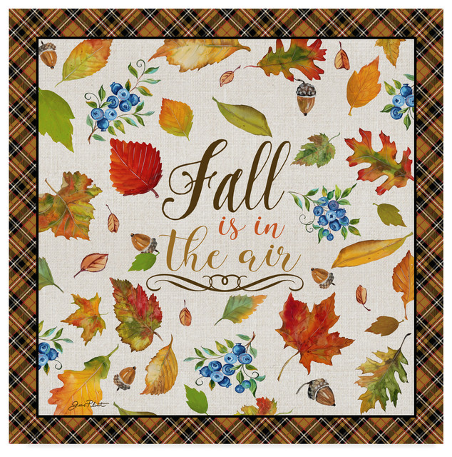 Jean Plout 'Fall Is In The Air' Canvas Art
