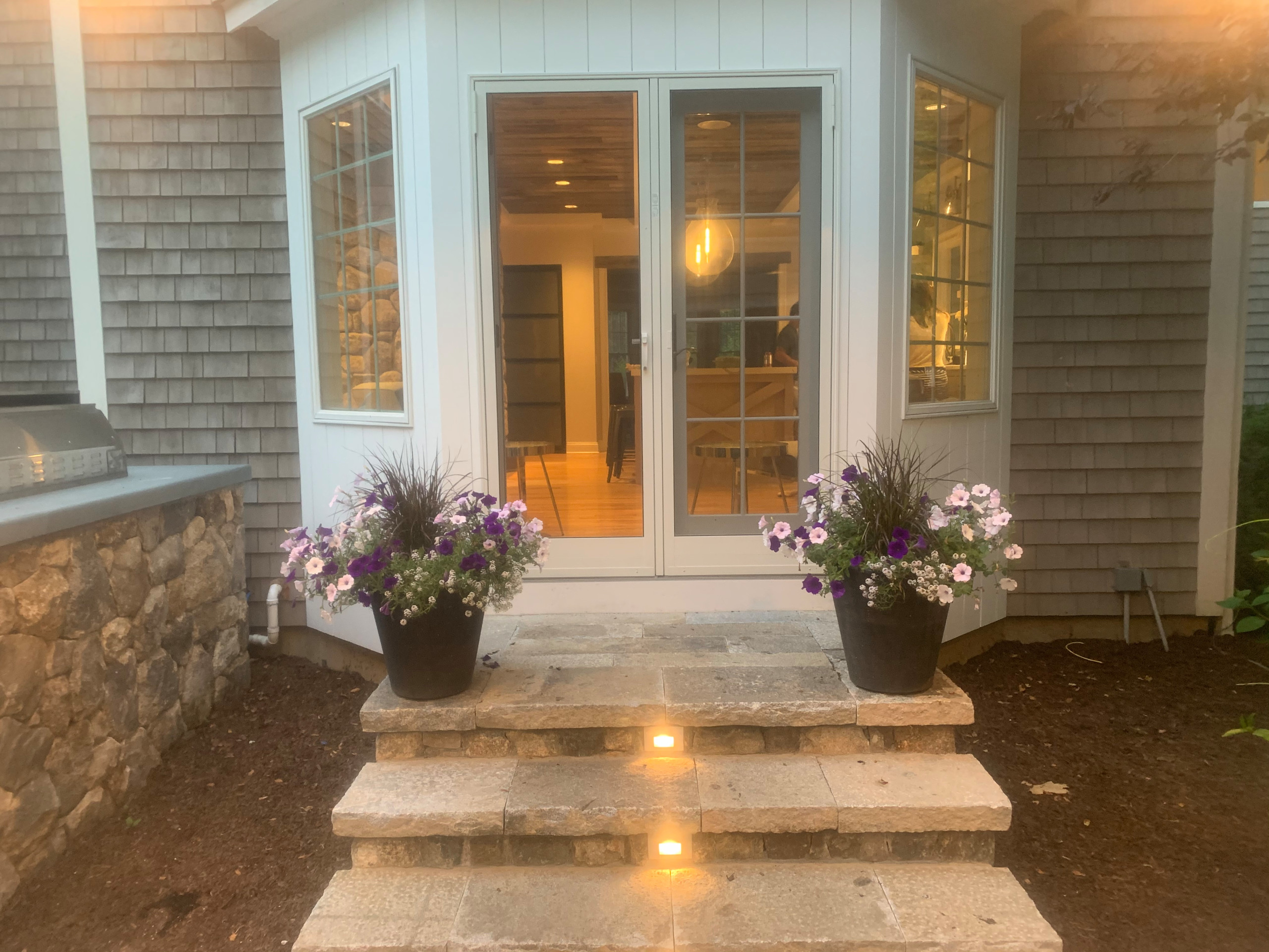 Outdoor living space pergola  Redding,ct
