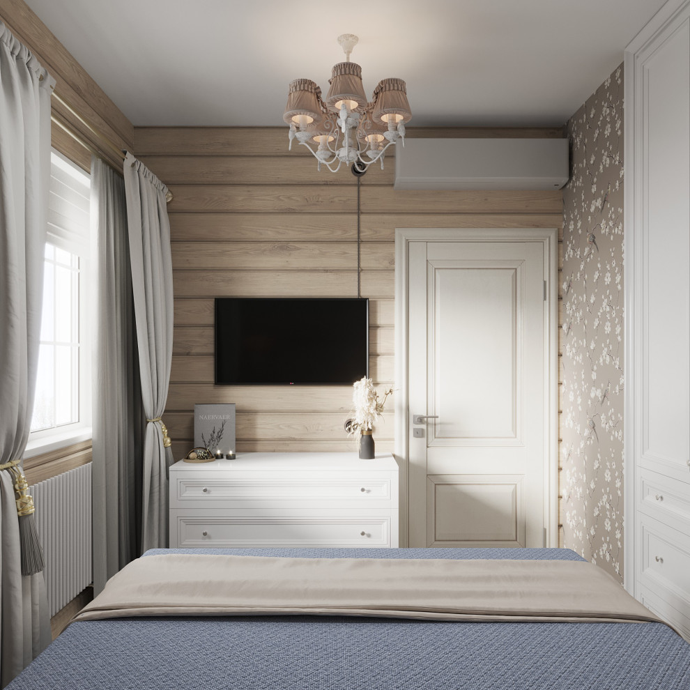 Дизайн интерьера срубного дома