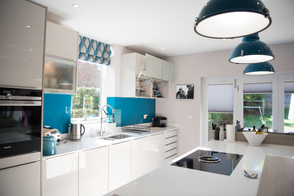 Modern kitchen in Kent.
