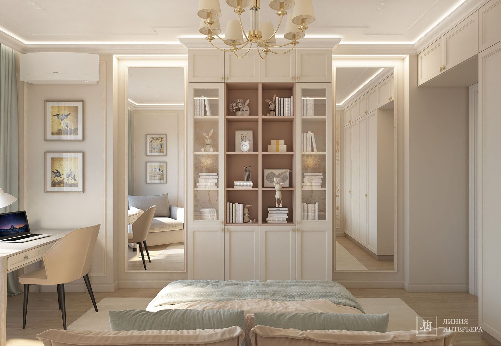 Интерьер квартиры современная классикаразработка