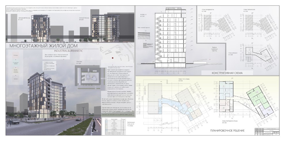 Многоэтажный жилой дом