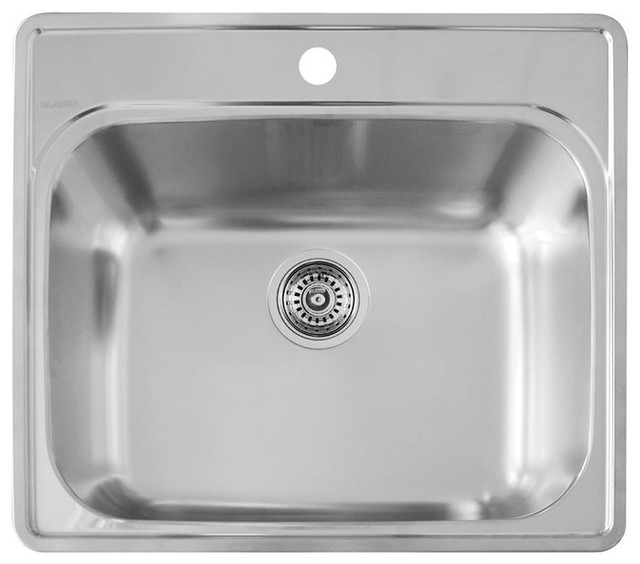 Blanco Essential Laundry Sink 1 Hole Transitional Utility Sinks Blanco Essential Laundry Sink 1 Hole