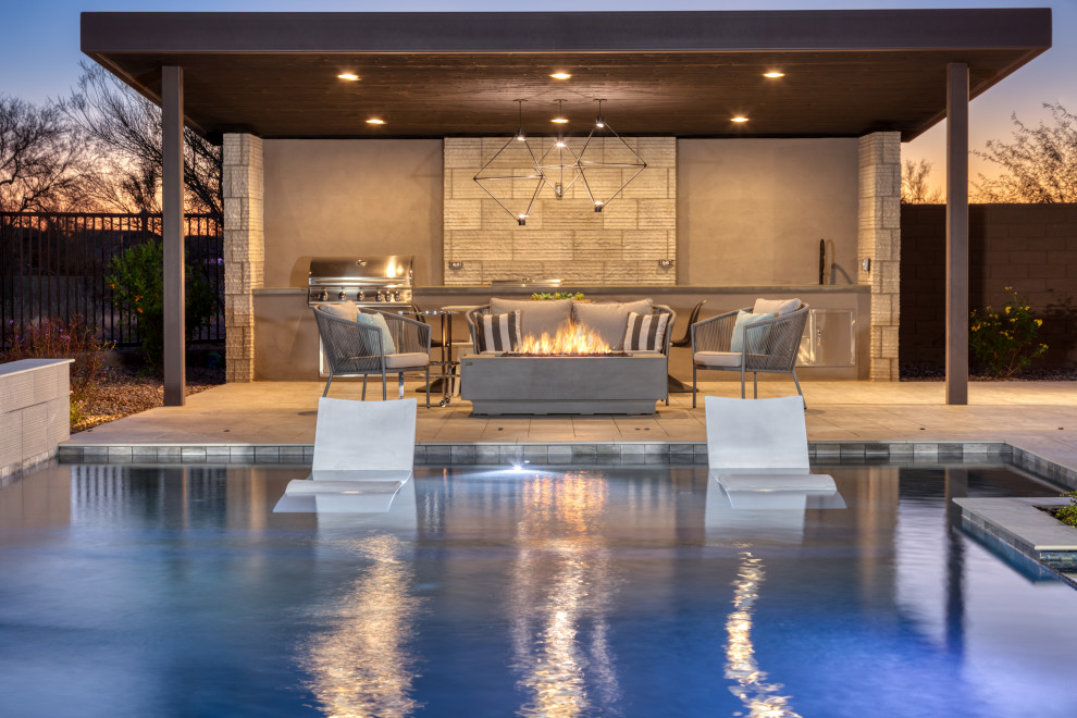 Desert Oasis in Phoenix - Modern - Pool - Phoenix - by Unique ...