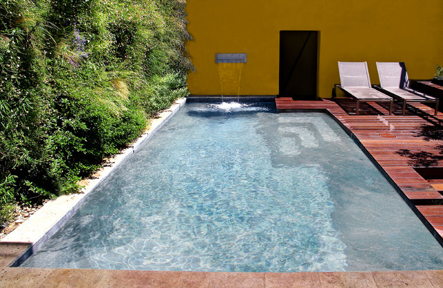 Mini piscine contemporaneo-piscina