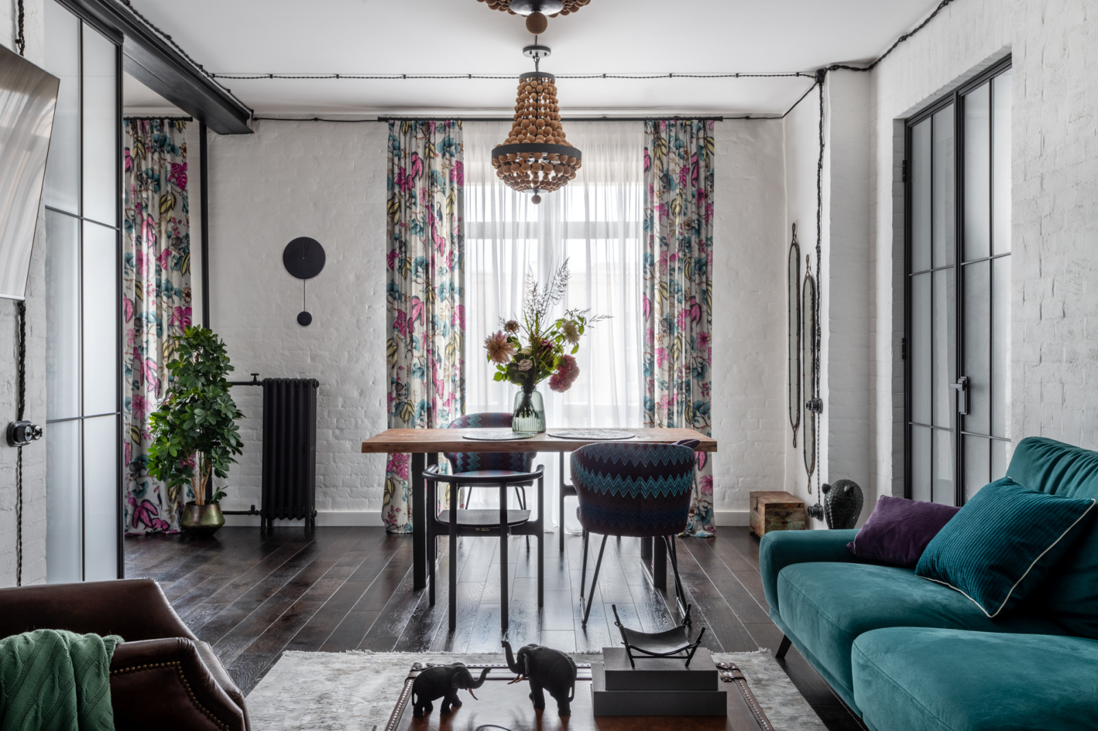 Квартира в центре Москвы в доме 1951 года. Дизайнер проекта - Алина Палагина.