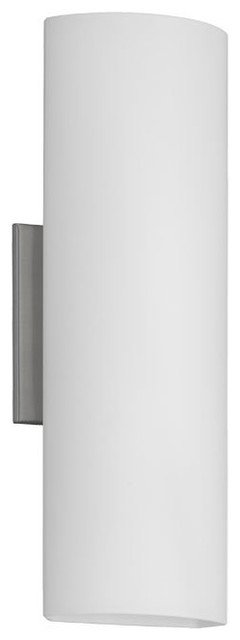 Mila 1-Light Wall Sconce, Frosted Glass