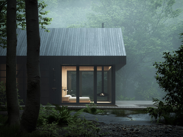 Bow Cabin skandinavisk-hus-og-facade