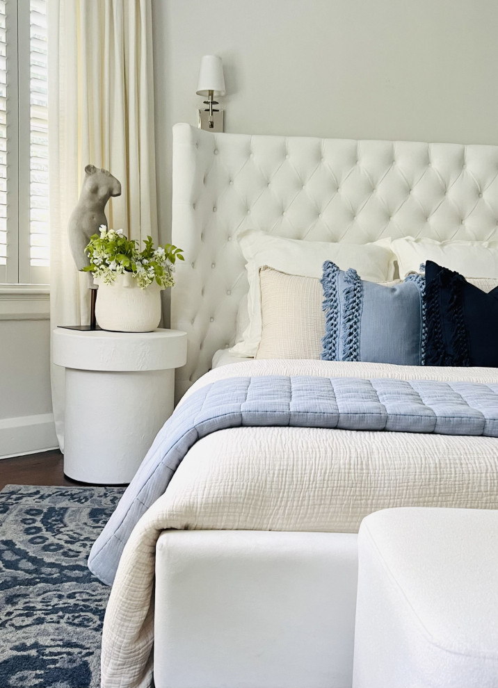 White master bedroom