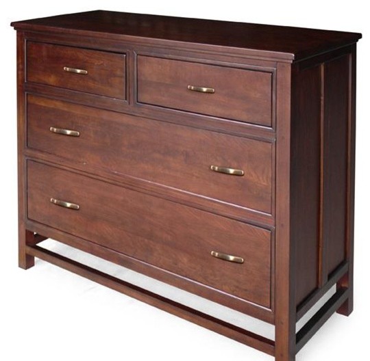 Cresent Fine Furniture Craftsman Cherry Small Media Dresser in Cinnamon