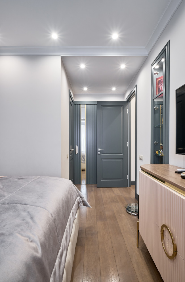 Квартира в серо-белых тонах