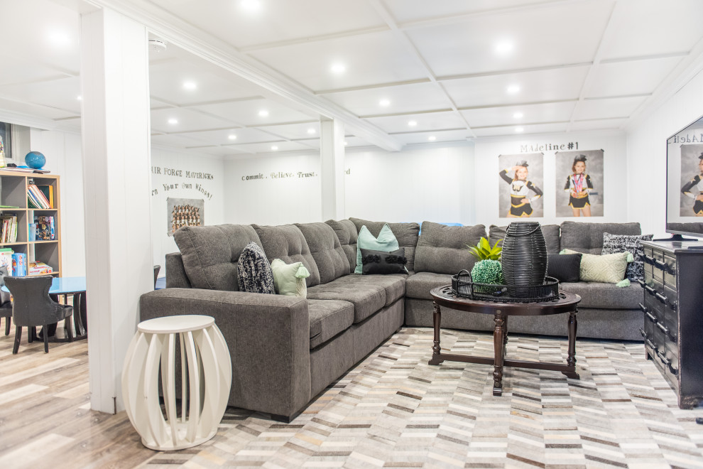 Basement - transitional basement idea in Toronto