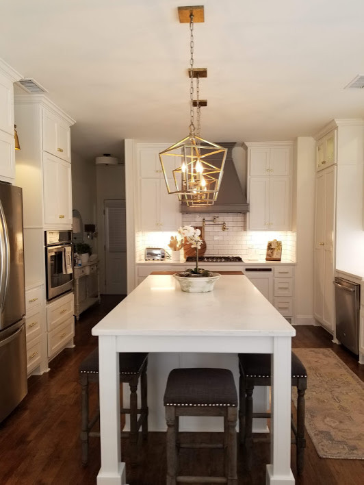 アトランタのトランジショナルスタイルのおしゃれなキッチンの写真