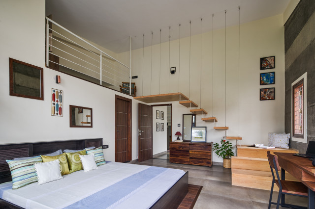 #204-Linear House modern-schlafzimmer