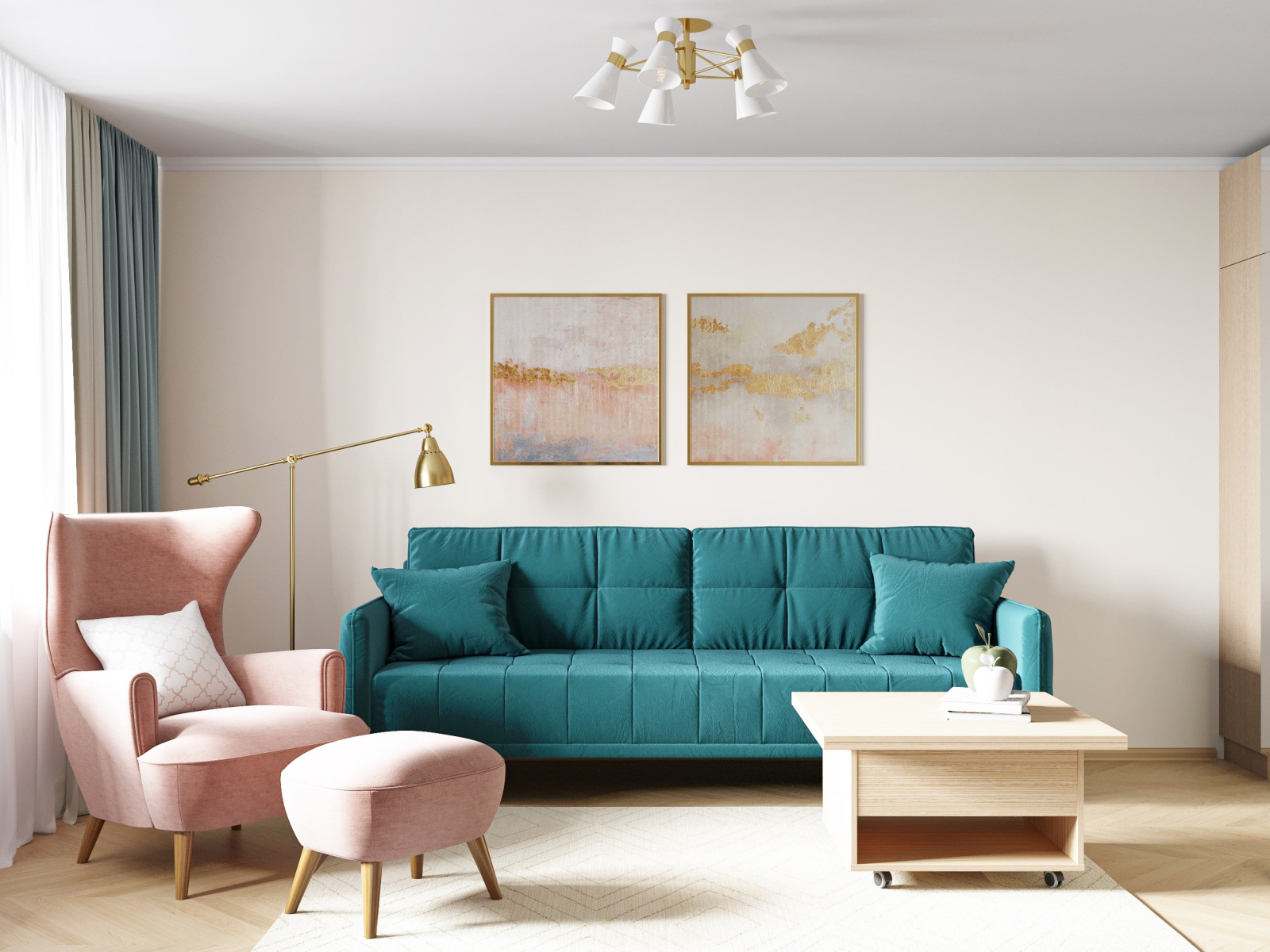 Бюджетная двушка для молодой семьи