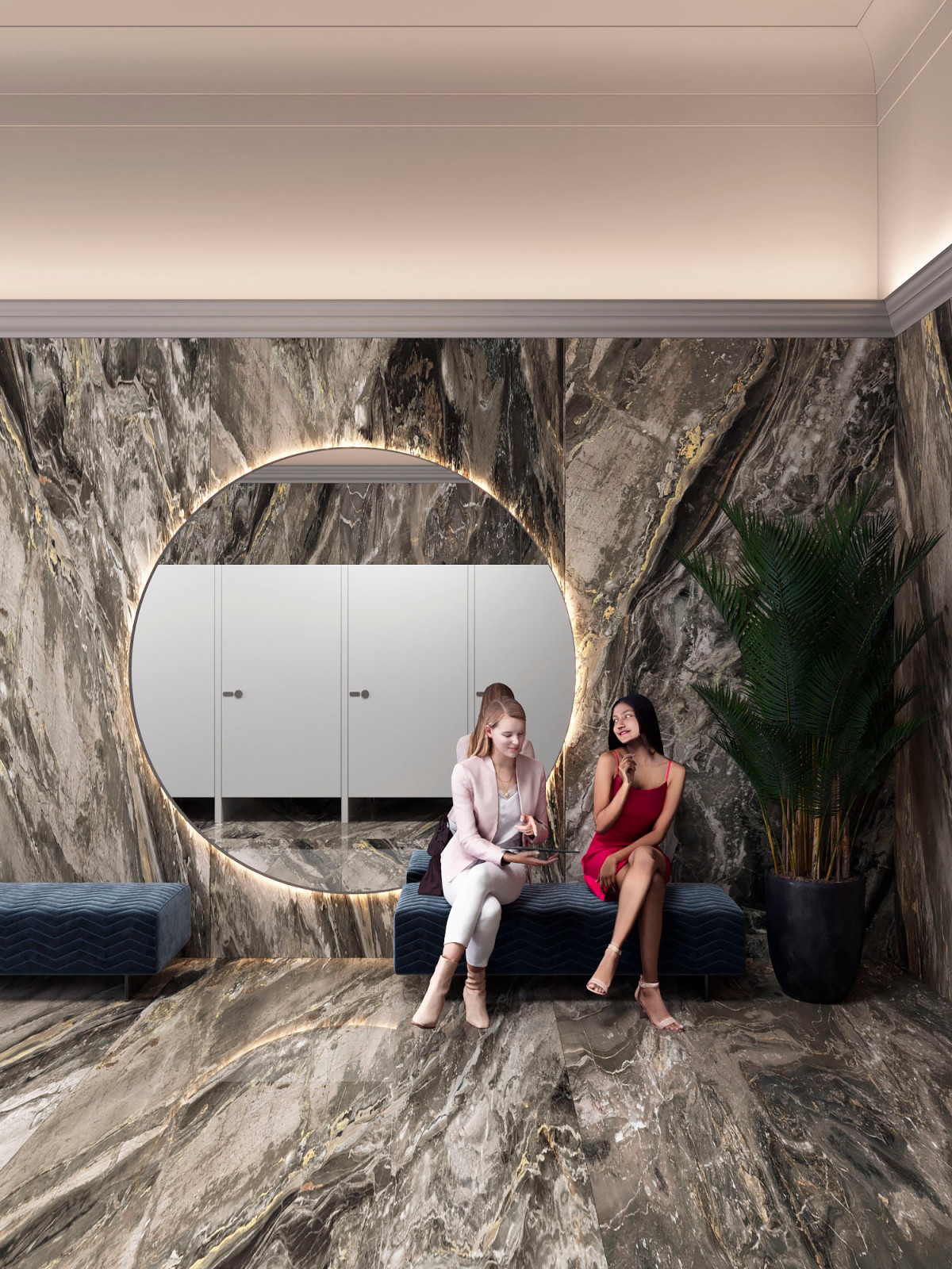 Главный санузел для МГУ, 52 м. кв