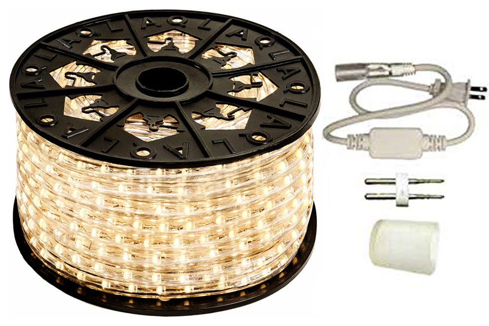 120V Dimmable LED Warm White Rope Light Kit, 513PRO Series