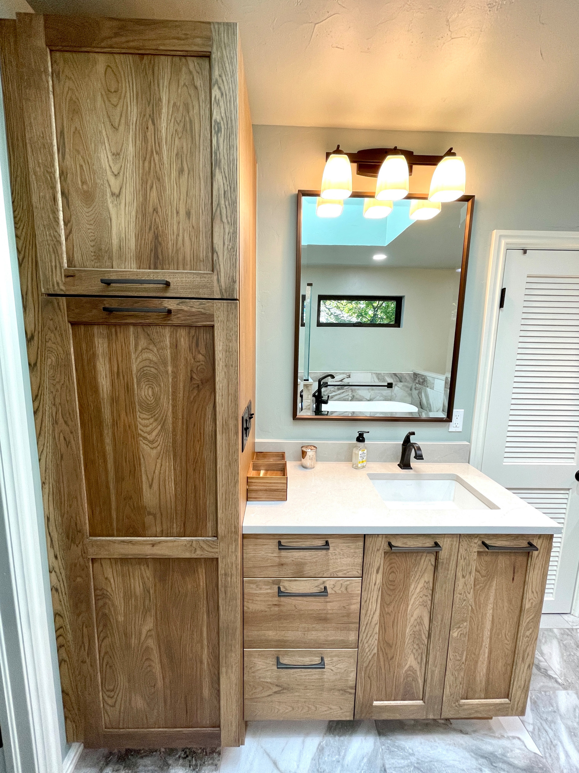Marvelous Marble Master Bath