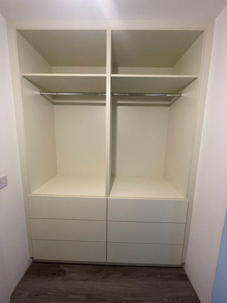 Ivory walk in wardrobe
