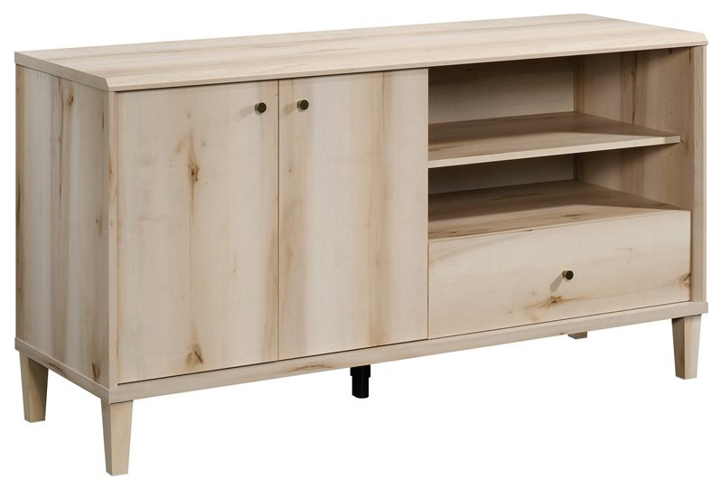 Pemberly Row 60" Engineered Wood TV Stand in Pacific Maple