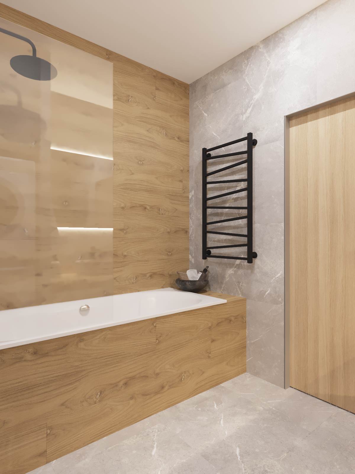 Лофт с абстракцией