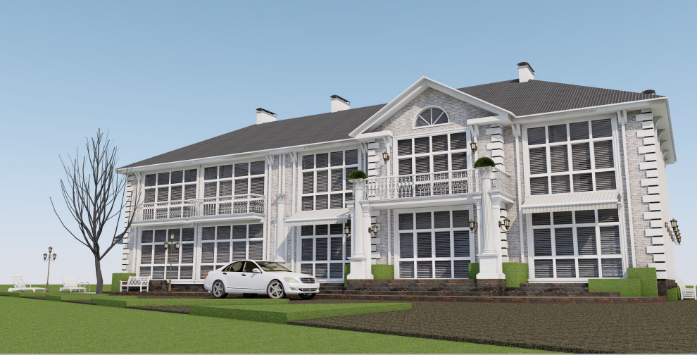 Архитектура здания в классическом стиле