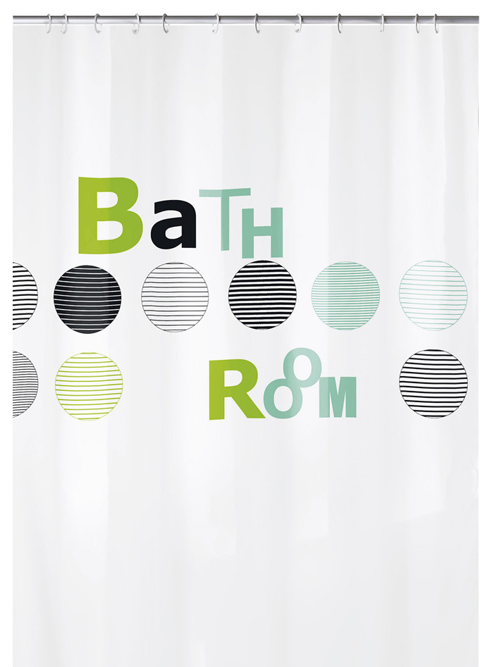 Luxury Fabric Shower Curtain, Bathroom