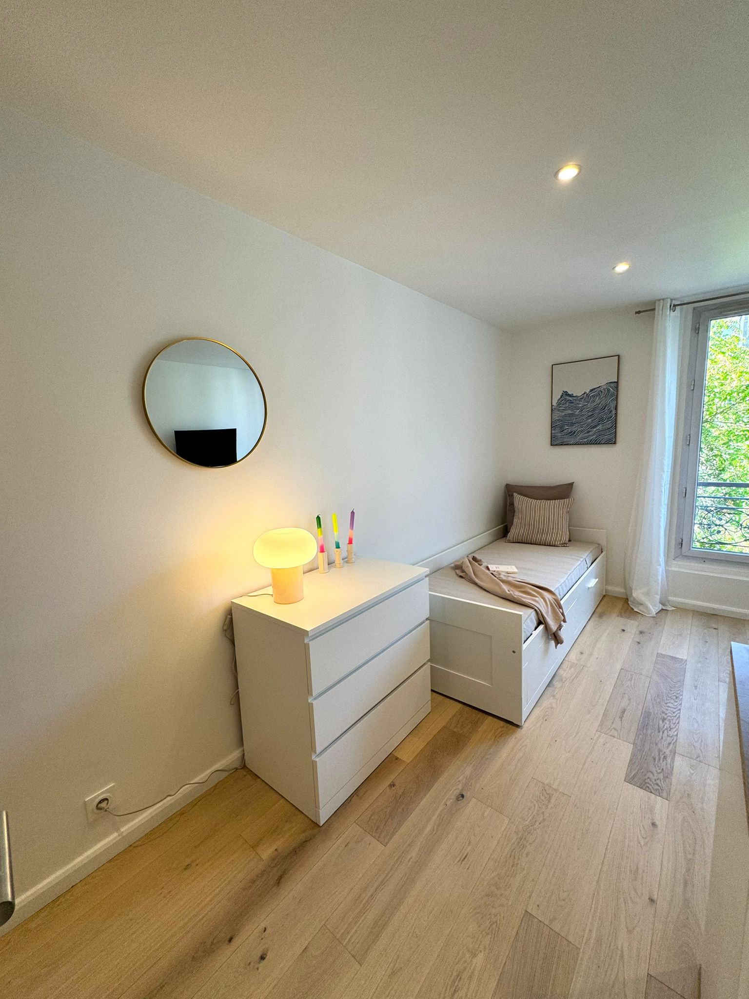 Projet Ternes, rénovation d'un studio de 17m2