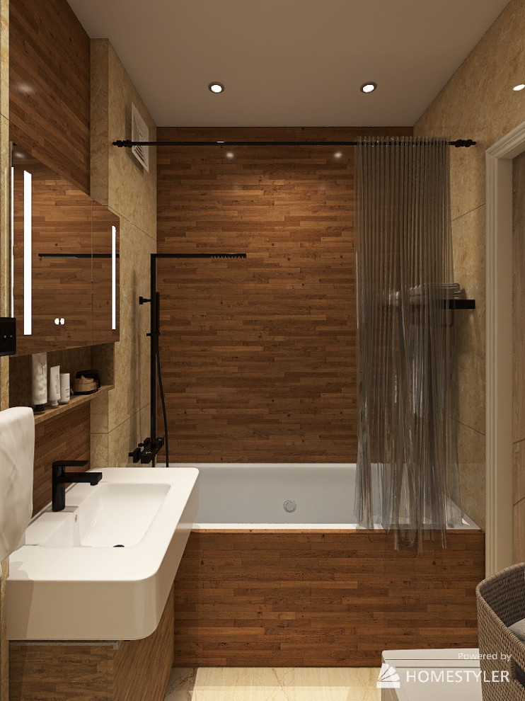 Санузел и кухня с Сталинке