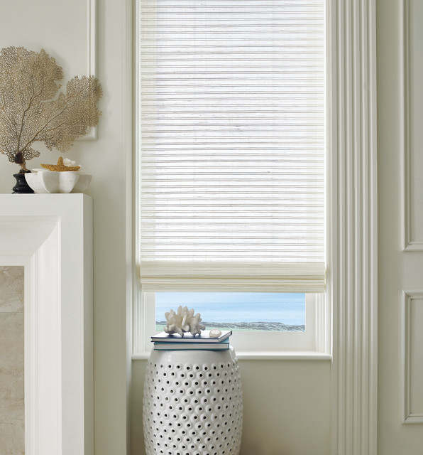 Shades of White (Blinds & Shutters, too!) contemporary-living-room