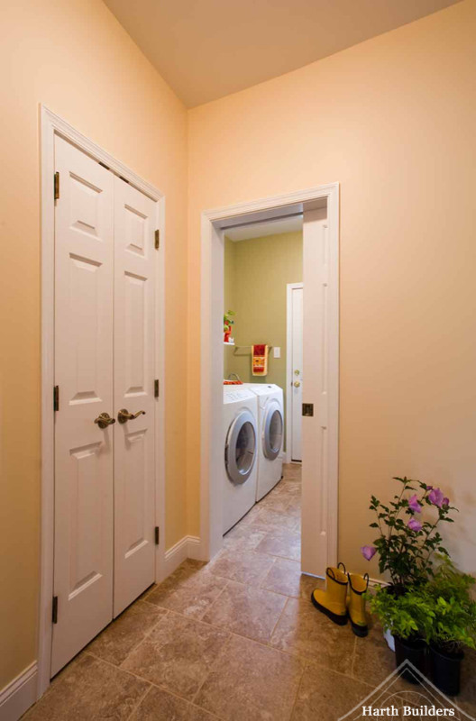 Inspiration for a traditional laundry room in Philadelphia.