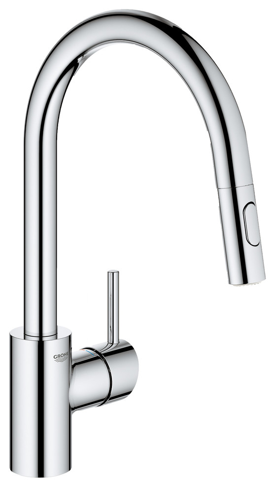 Grohe 32 665 3 Concetto 1 75 Gpm Single Hole Pull Down Kitchen Faucet
